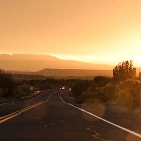 Photo of landscape and road